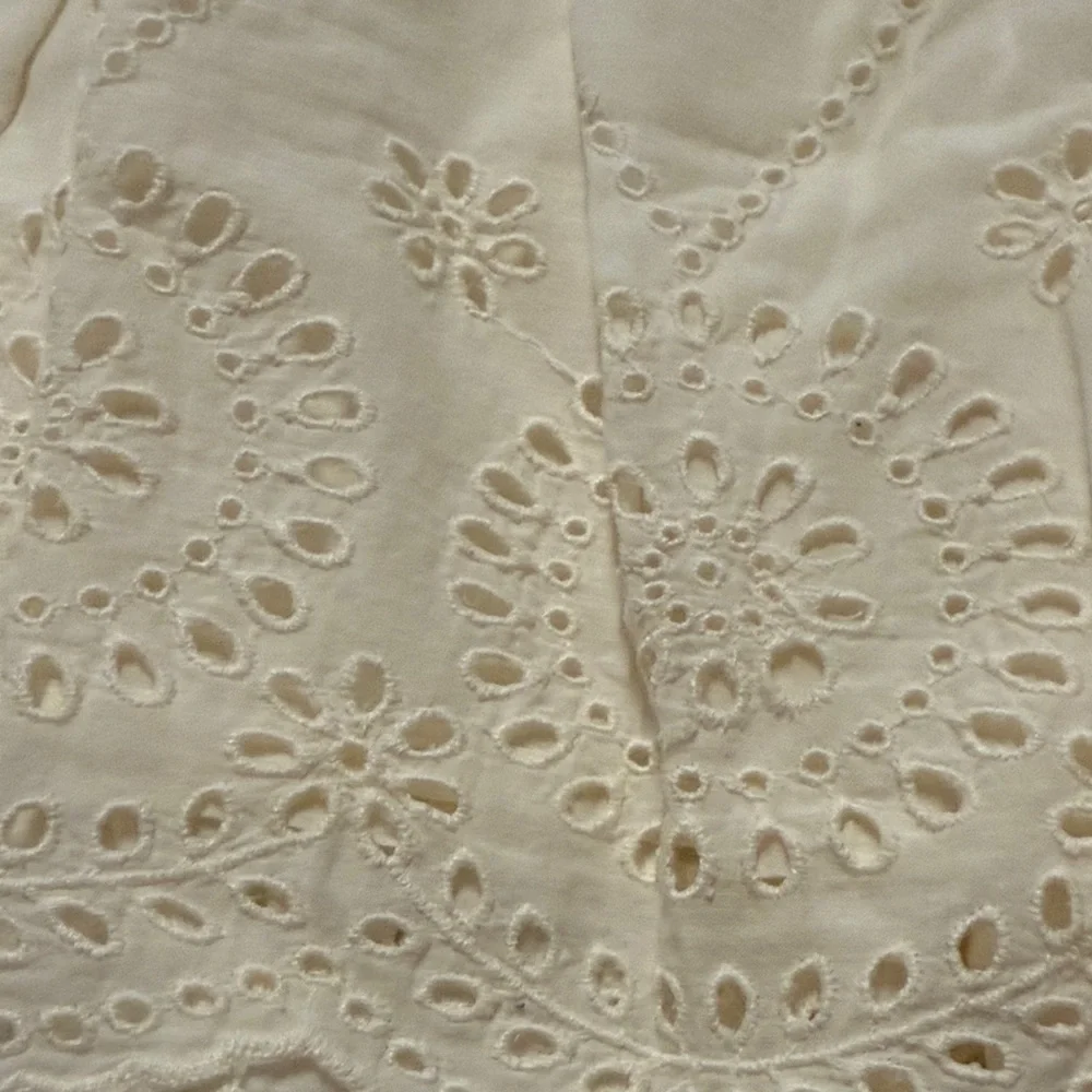 Stella McCartney kids, Elegant Cream Embroidered Skirt